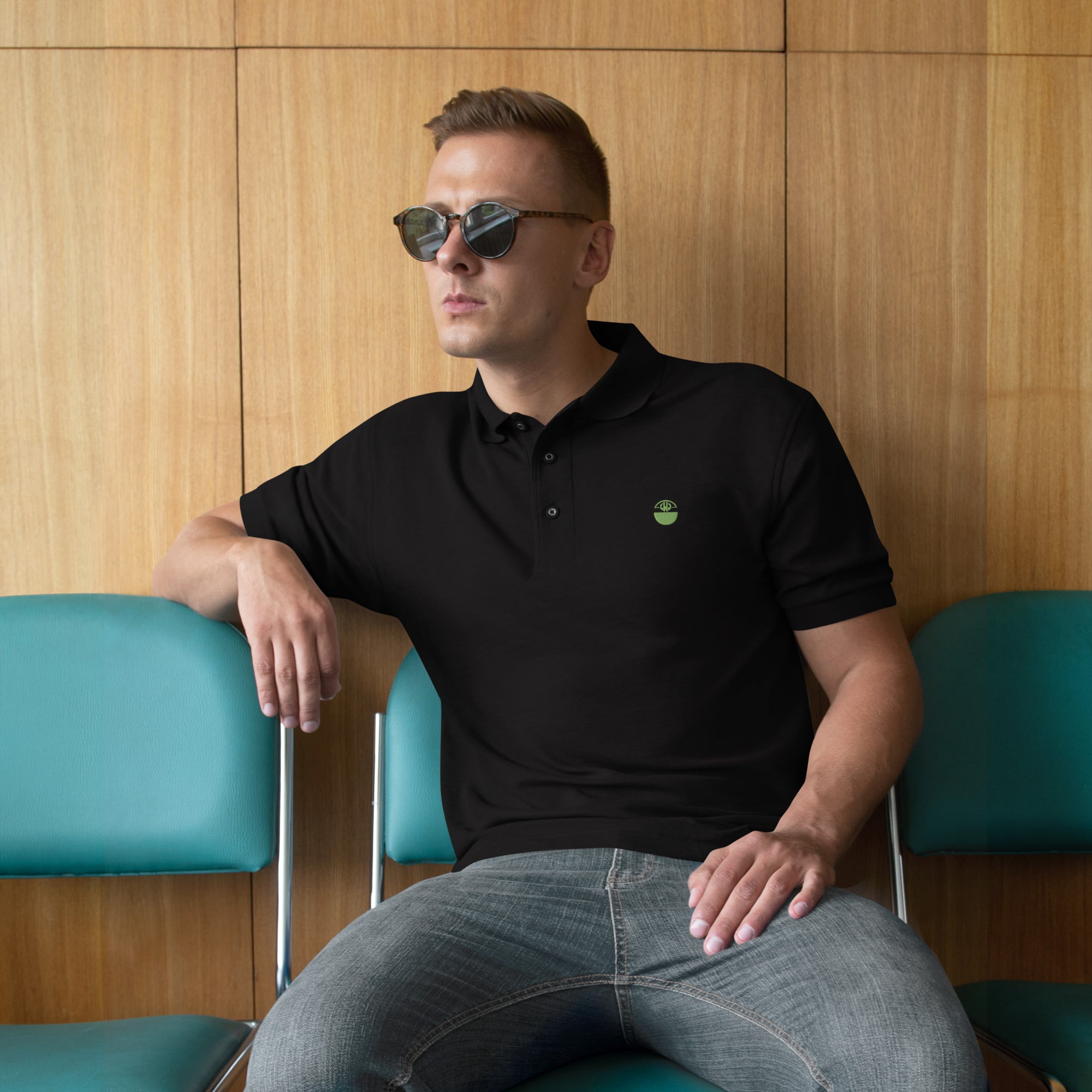 LWJ Men's Premium Polo – Limewithjames LWJ Men's Premium Polo – Limewithjames